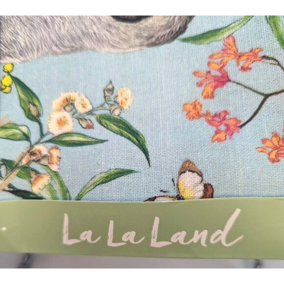 La La Land Tea Towel "Tea Time Koalas" Linen and Cotton Blend - Picture 3 of 6